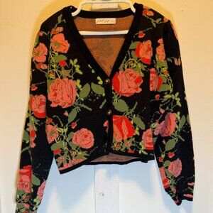 Floral Cardigan Petal + Pup Size Small